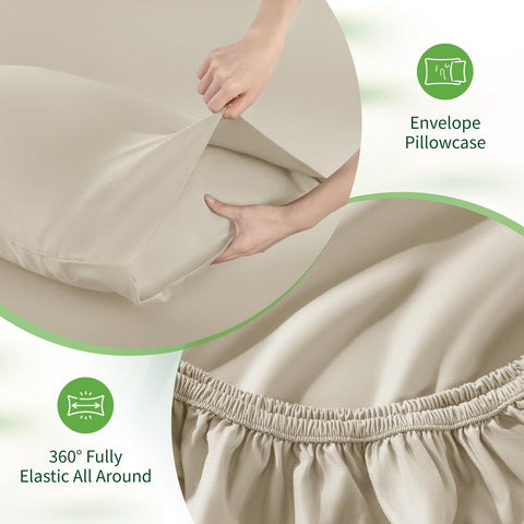 SONORO KATE measurement scale showing fit up to 24-inch mattress depth benefit