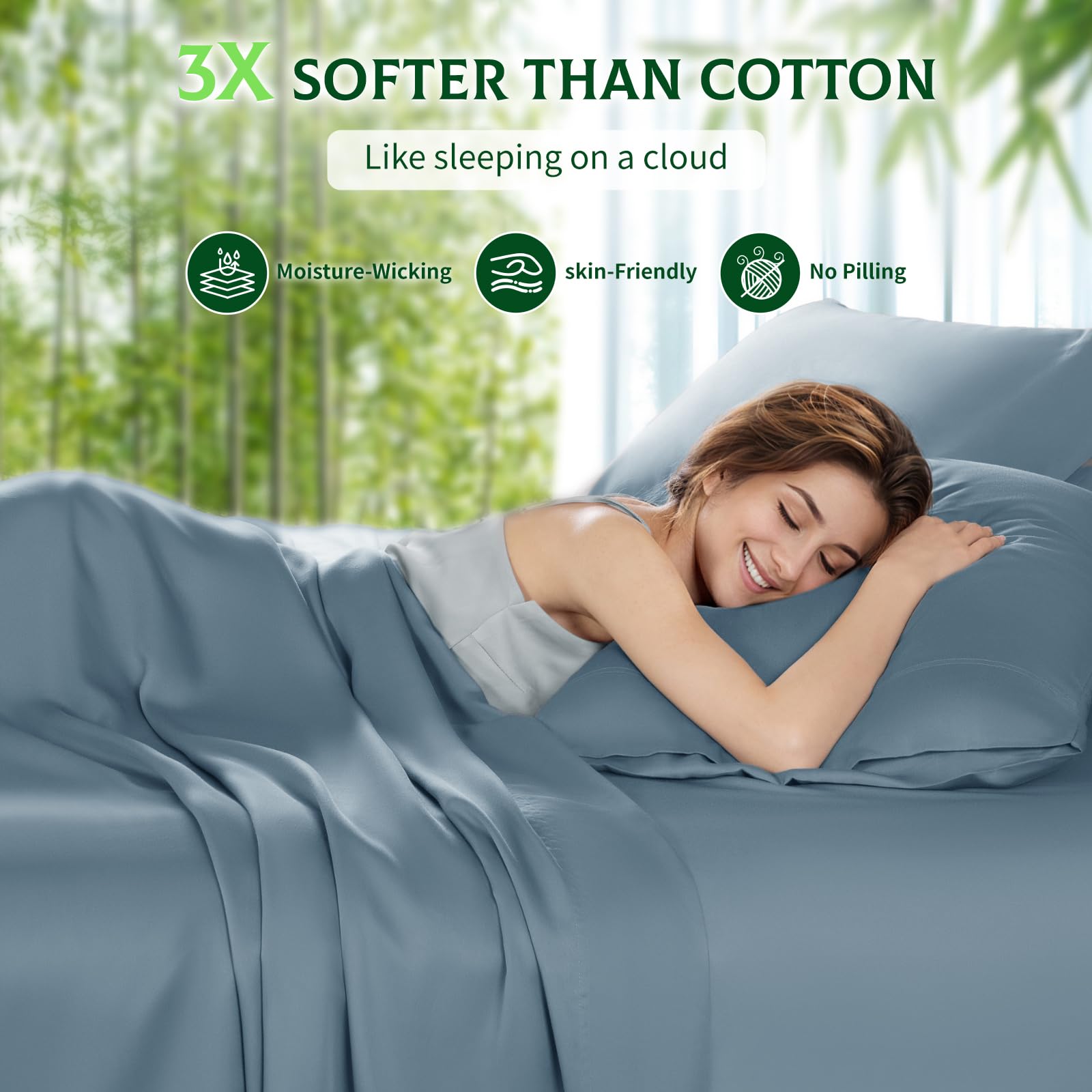 SONORO KATE pillowcases stacked to show stitching quality and softness