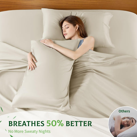 SONORO KATE pillowcases close-up showing soft texture and comfort benefit
