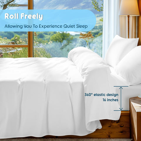 SONORO KATE fitted sheet on king mattress showing perfect fit