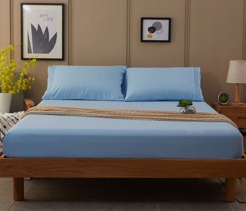 SONORO KATE mattress size comparison showing fitted sheet coverage