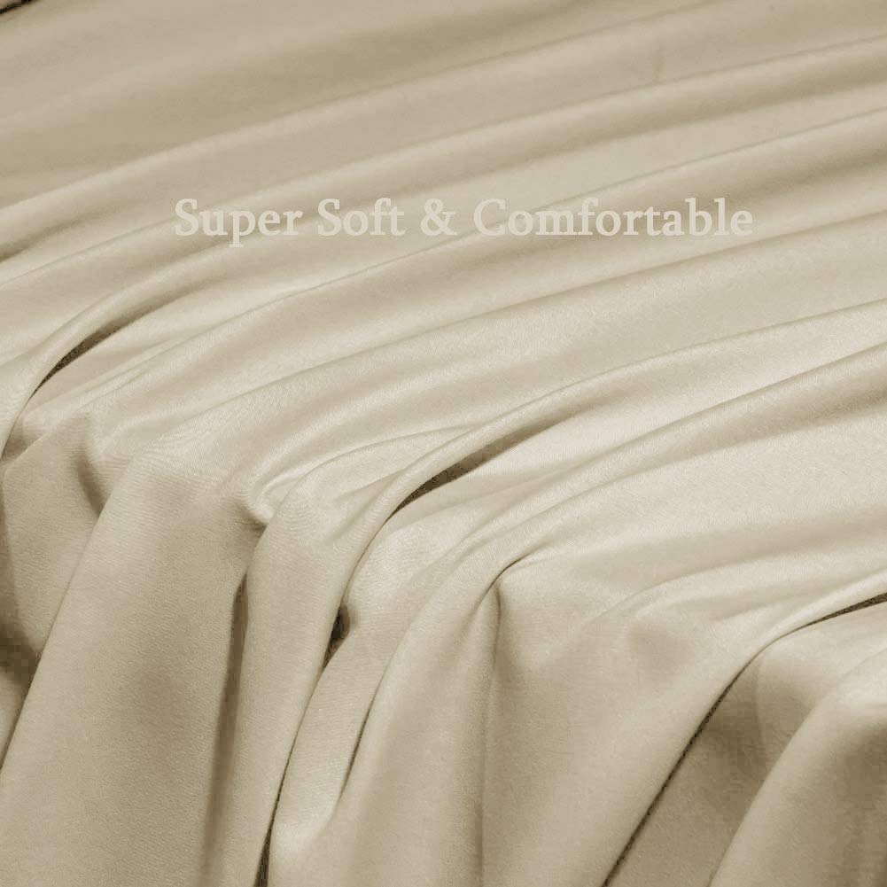 SONORO KATE fitted sheet on mattress illustrating 18–24 inch deep-pocket fit