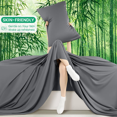 SONORO KATE sheets on mattress to demonstrate proper size fit