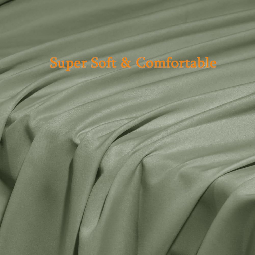 SONORO KATE size comparison on mattress illustrating deep-pocket fit for tall mattresses
