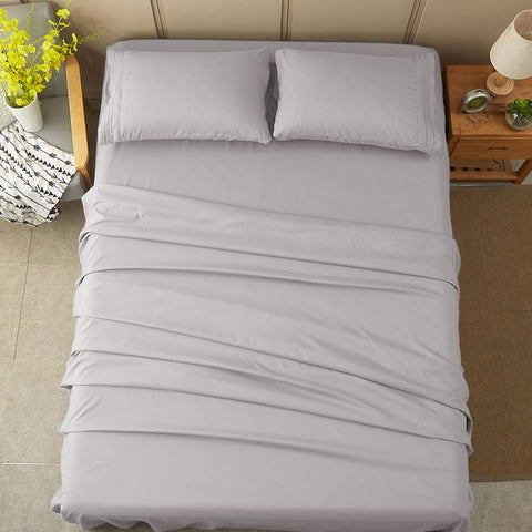 SONORO KATE sheet set in washing machine showing easy-care, low-maintenance benefit