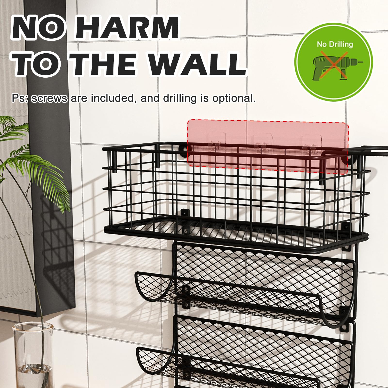 Sonyabecca close-up of diamond mesh shelves allowing airflow and cooling for tools