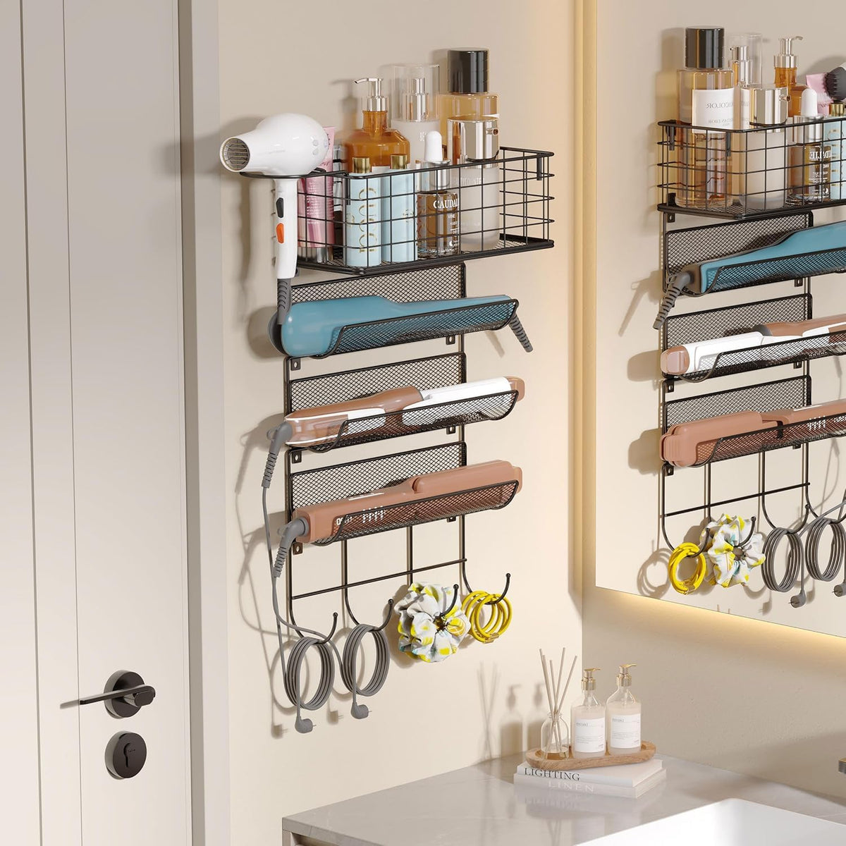 Sonyabecca front view of wall-mounted organizer showing compact design and easy access