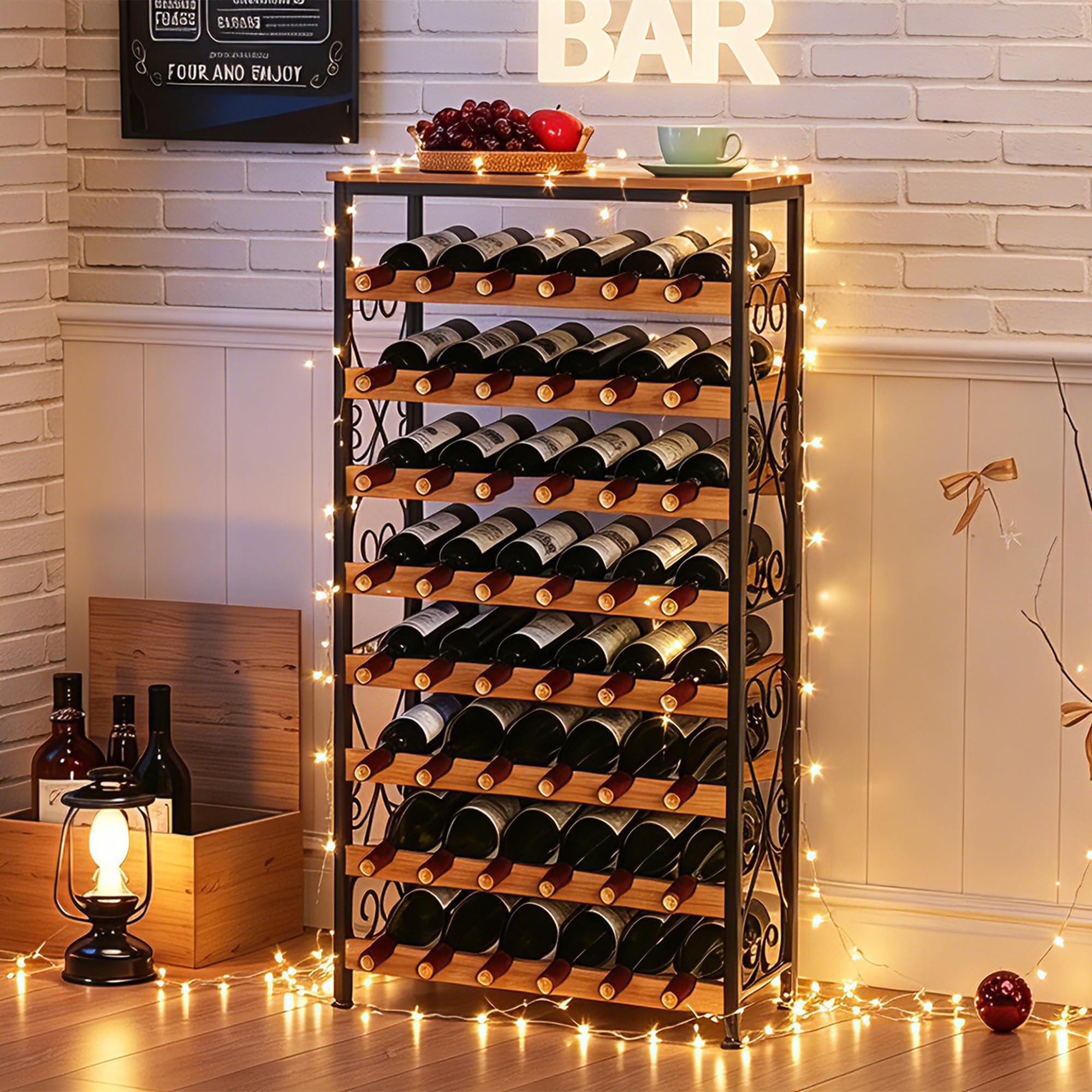 Sonyabecca side profile with bottles illustrating compact depth and organized storage