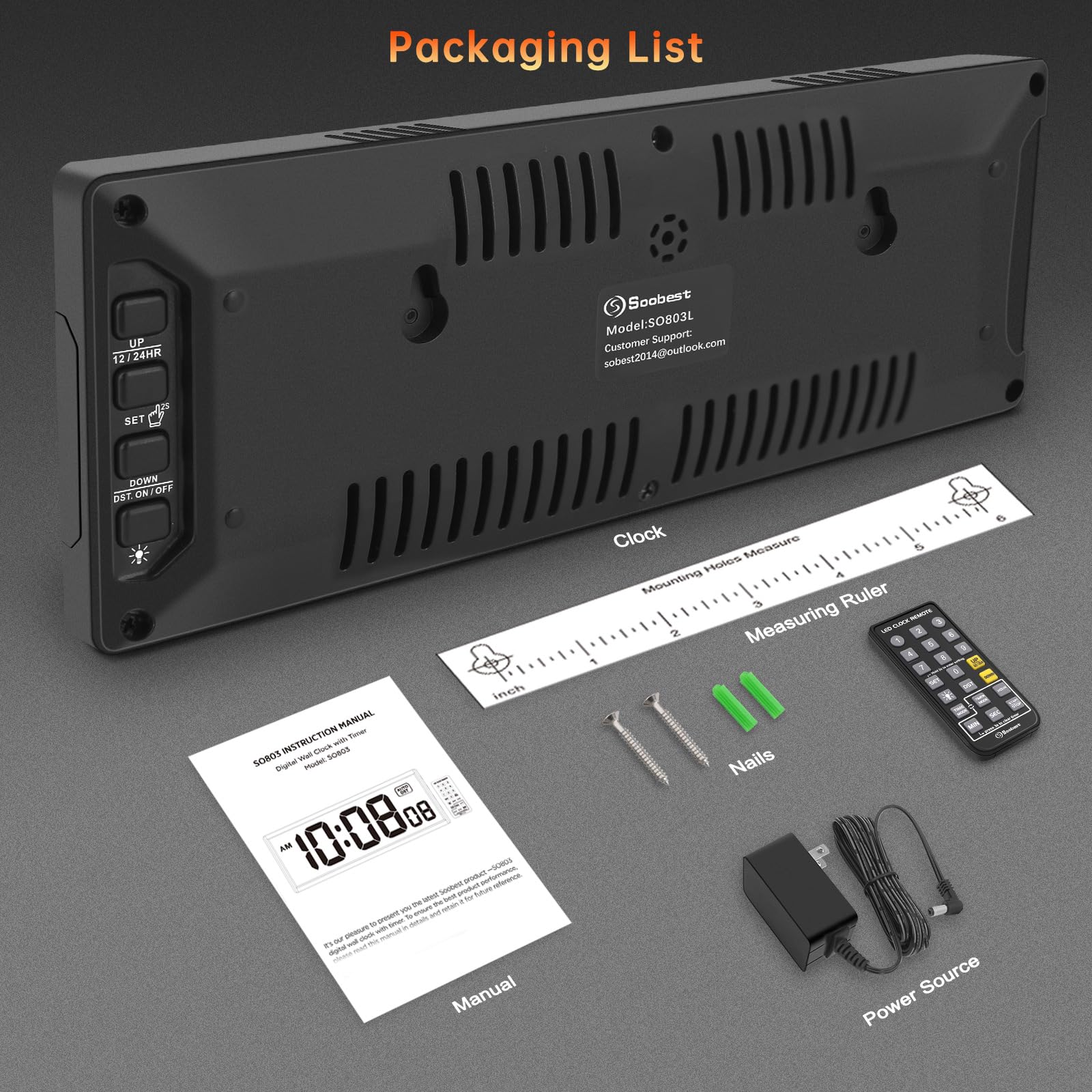 Soobest adapter and battery backup displayed for reliable power and memory