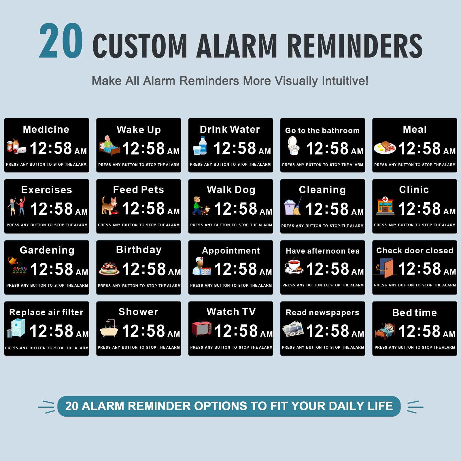 Soobest on kitchen table illustrating routine reminders during the day