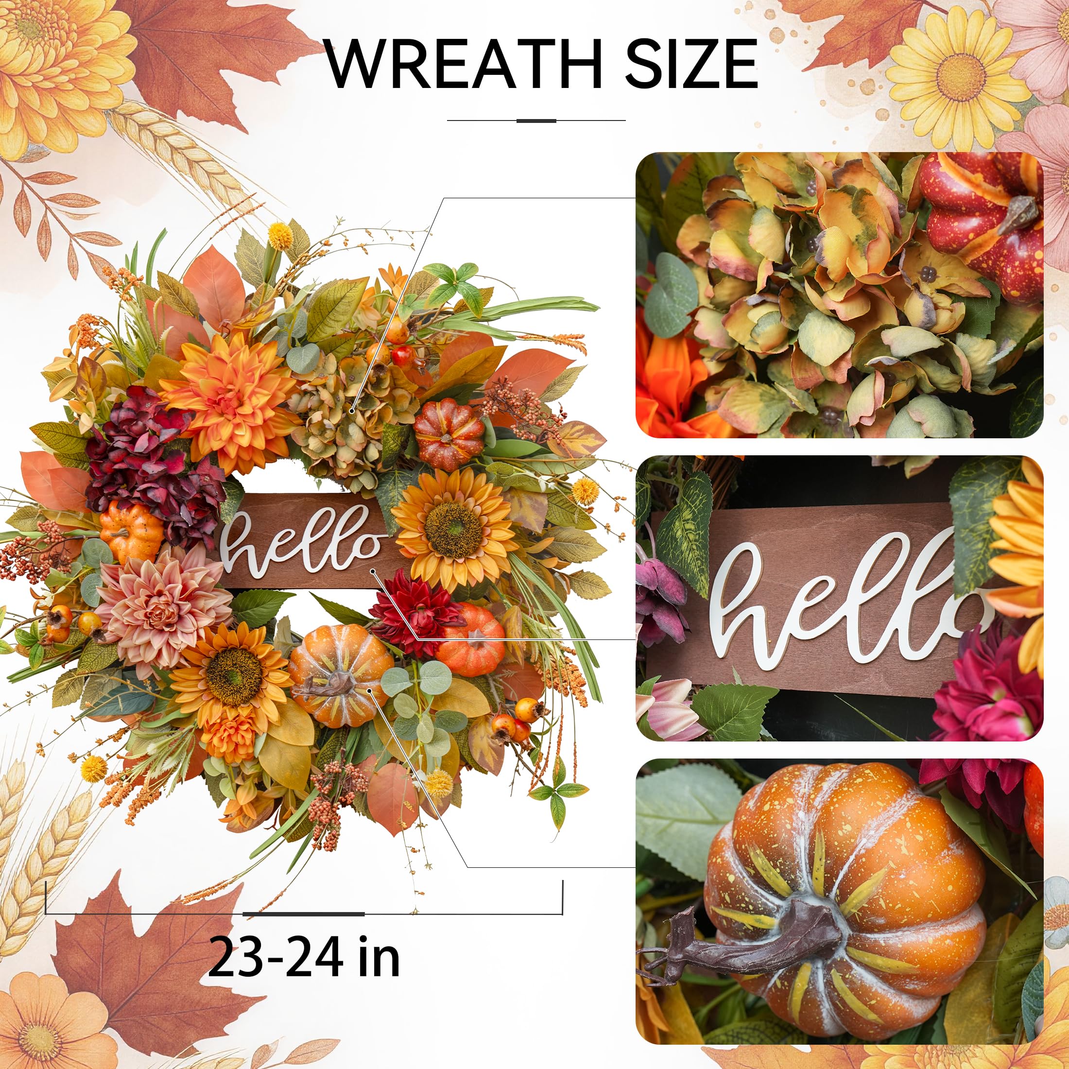 Soomeir mini pumpkin and berry cluster highlighting textured harvest accents