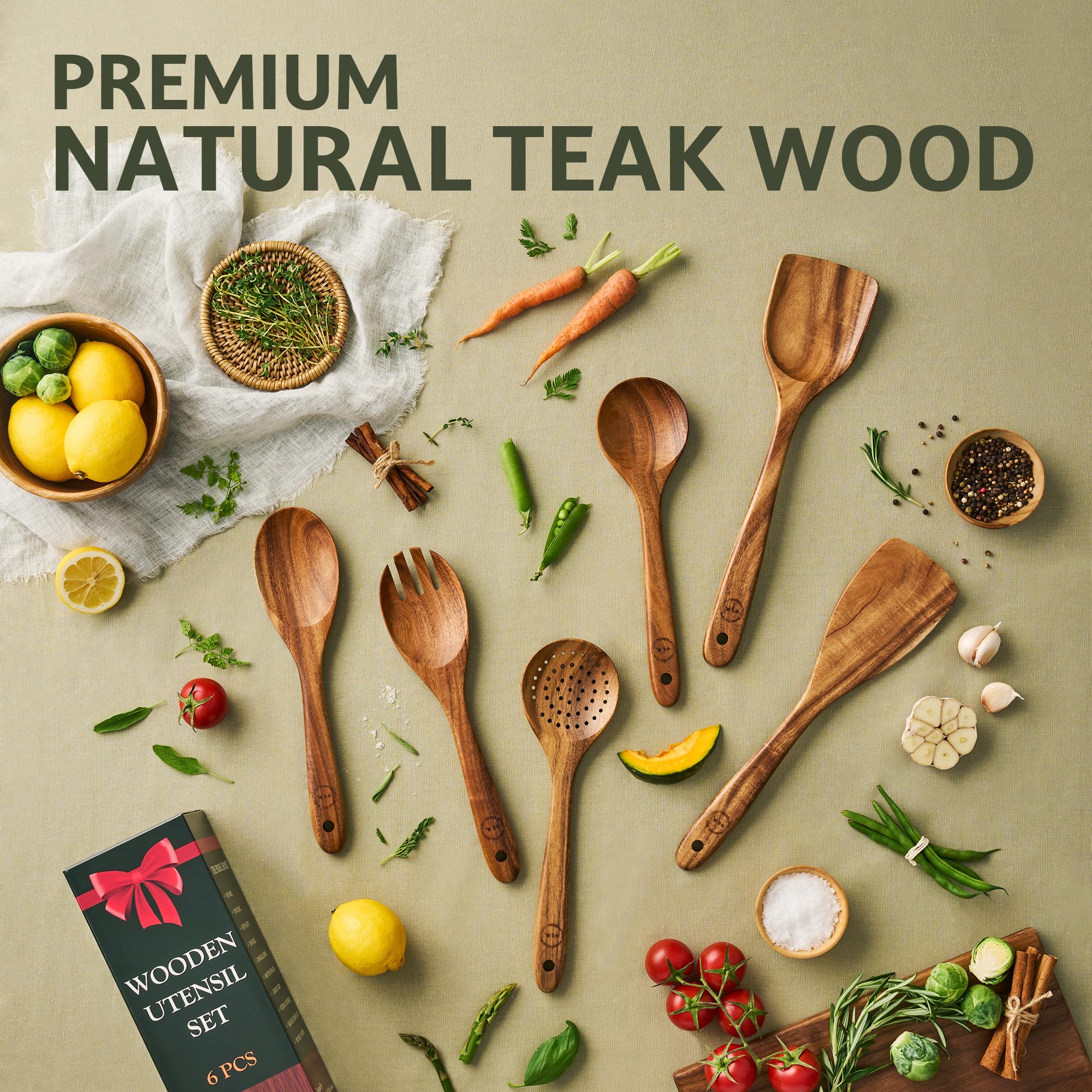 SOOMGYEOL SEOM close-up of teak wood grain highlighting natural texture and durability