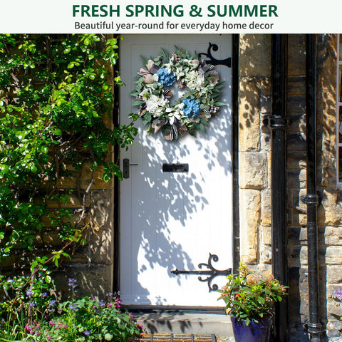 soosubel wreath on porch setting enhancing covered entry decor
