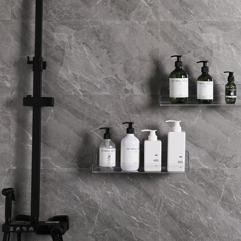 Sooyee kitchen shelf holding spice jars for easy-access organized cooking