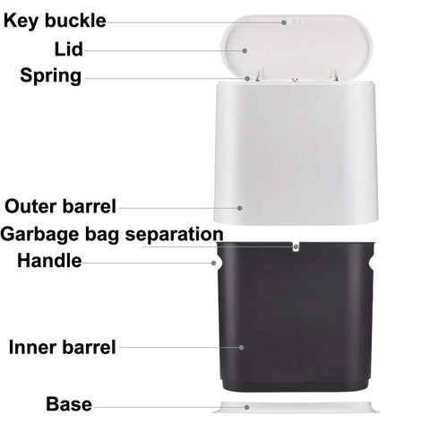 Sooyee next to a chair to compare scale and demonstrate compact 10 liter capacity