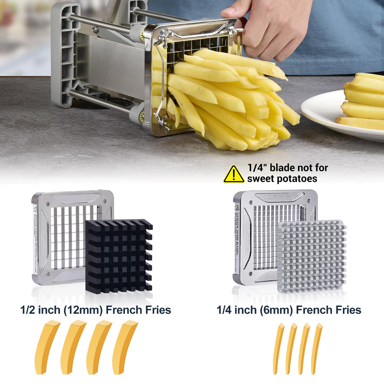 Sopito plated cut fries demonstrating uniform cooking and crisp results benefit