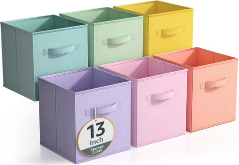 Sorbus front packaging showing six pastel multi cubes and tidy storage benefit