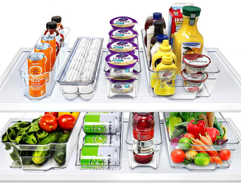 Sorbus front packaging showing the full 8-piece set and easy organization