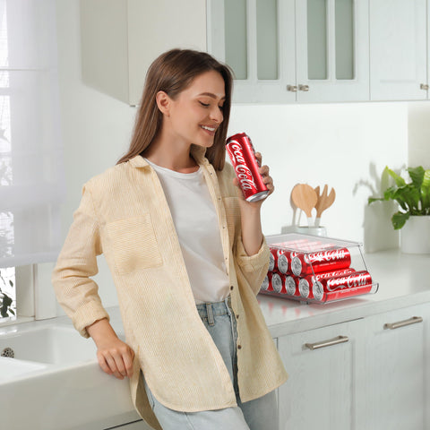 Sorbus on kitchen counter with drinks displayed showing quick access for entertaining