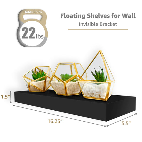 Sorbus shelf mounted in bathroom holding toiletries to save counter space