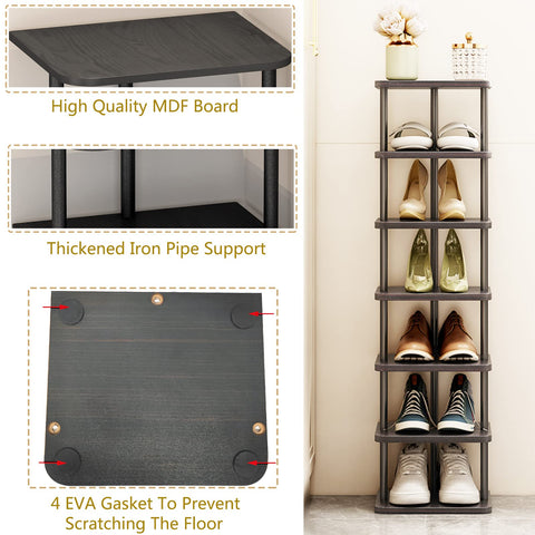 SORCEDAS shelf holding boots demonstrating stable load capacity
