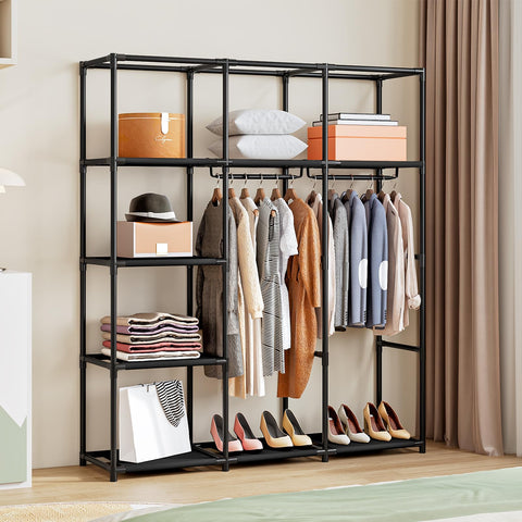 SORCEDAS shelf closeup showing durable shelving for folded items