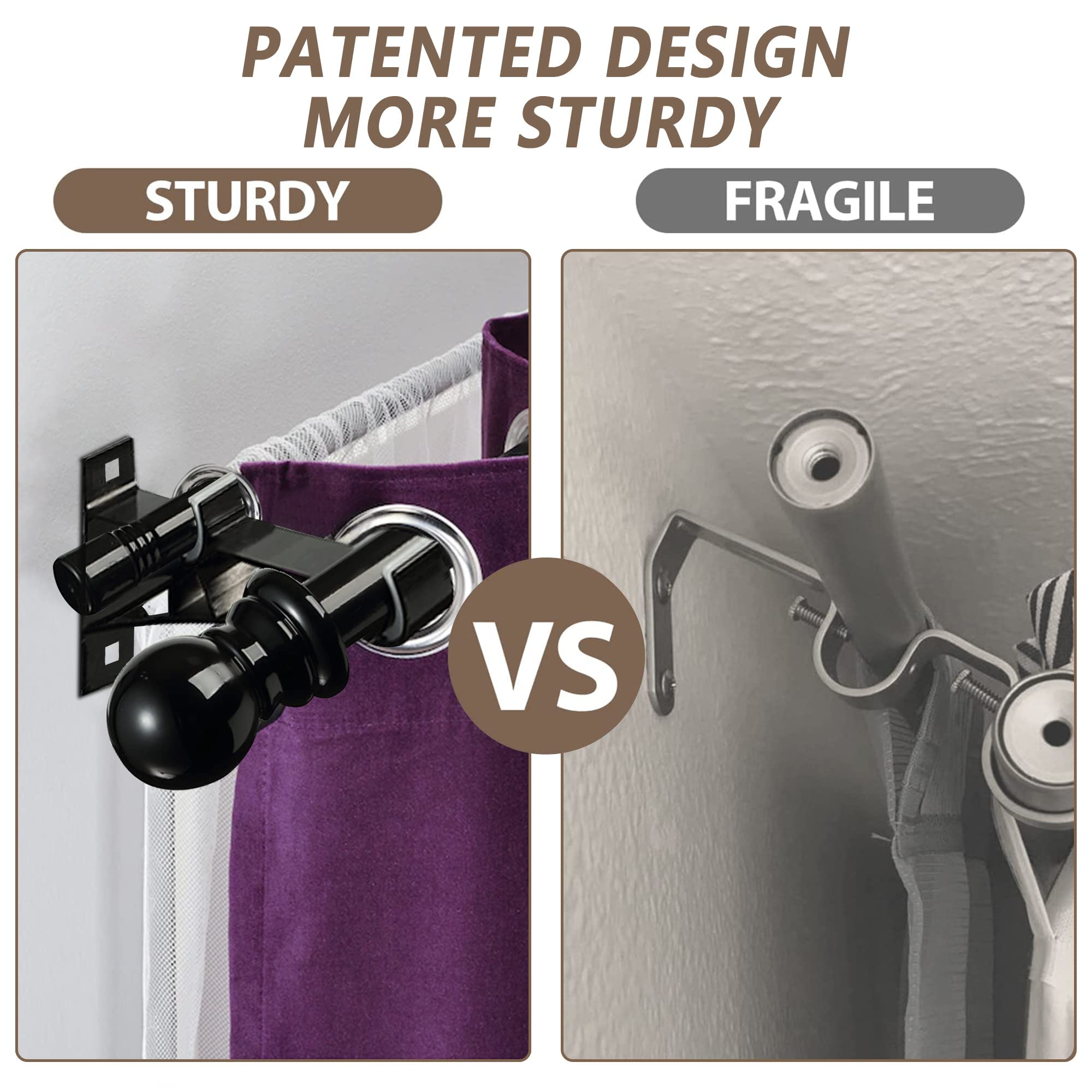 SOUMNS snap-on bracket detail demonstrating quick-install benefit