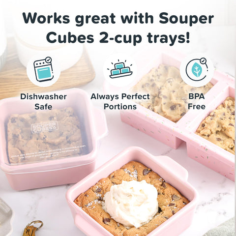 Souper Cubes close-up of ceramic texture and glaze, durable finish benefit