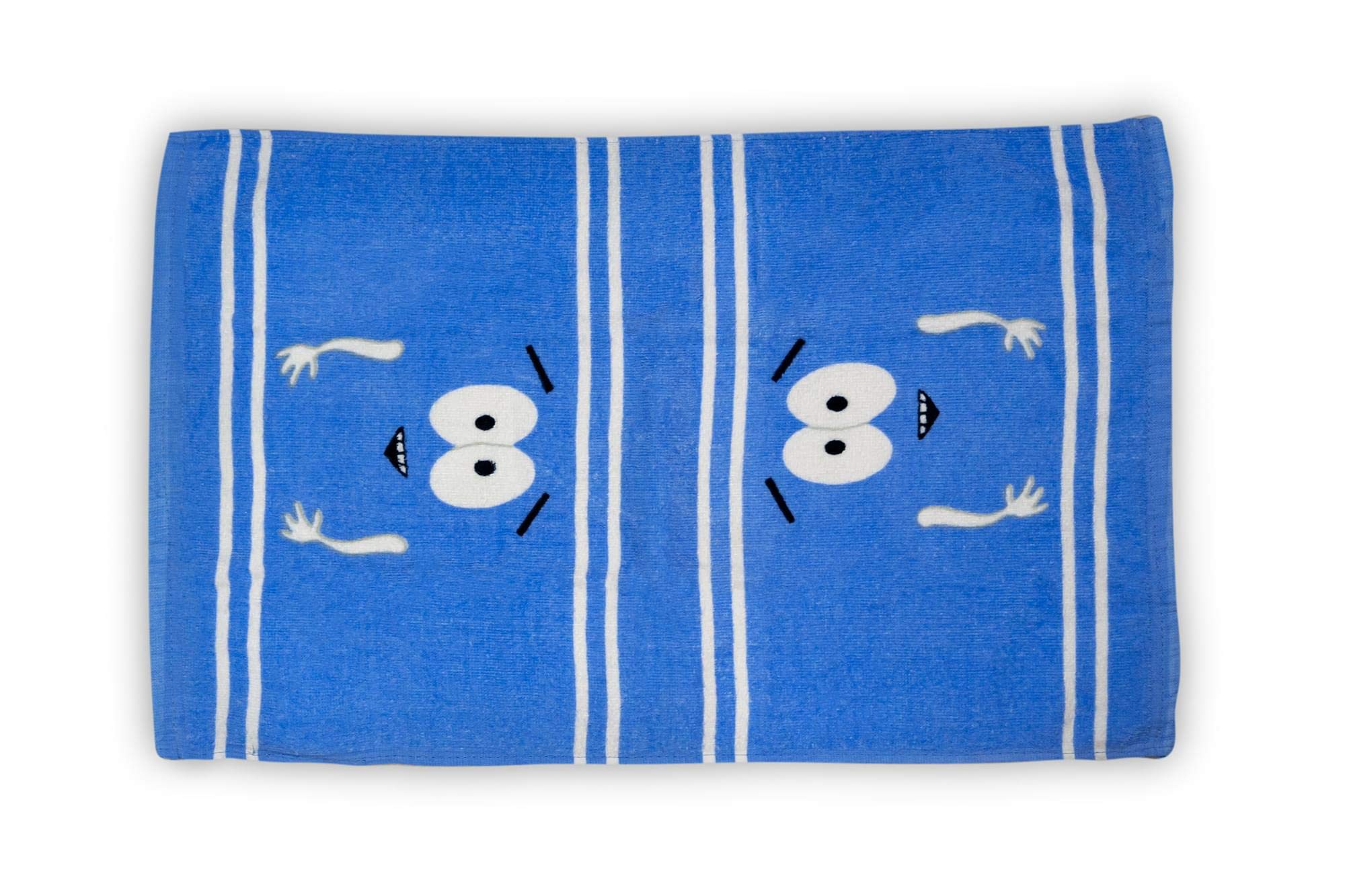 South Park Towelie cotton texture close-up showing soft weave and absorbency