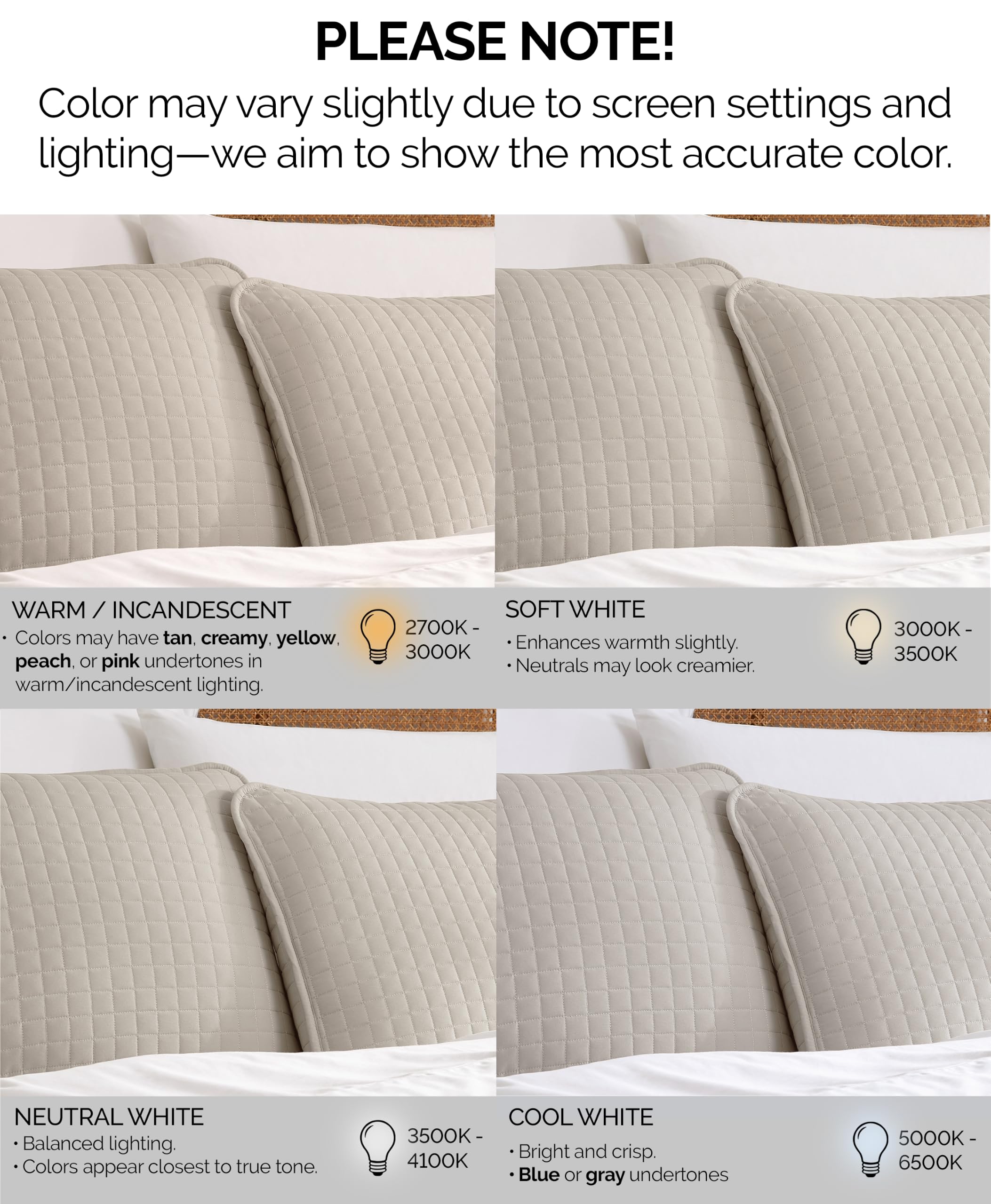 Southshore Fine Living quilt edge and stitching highlighting neat finish