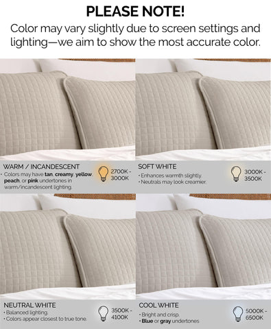 Southshore Fine Living quilt edge and stitching highlighting neat finish