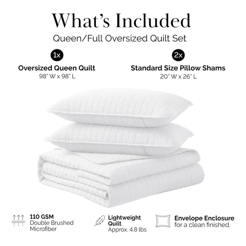 Southshore Fine Living square stitch detail highlighting textured finish benefit