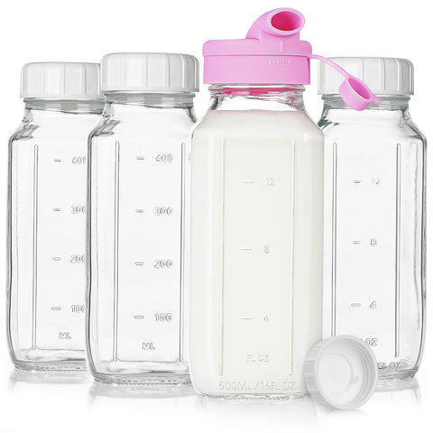 Sovietiep front packaging showing four 16 oz bottles and lids for organized storage