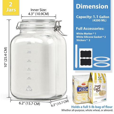 Sovietiep square body jar on pantry shelf, maximizes storage efficiency and organization
