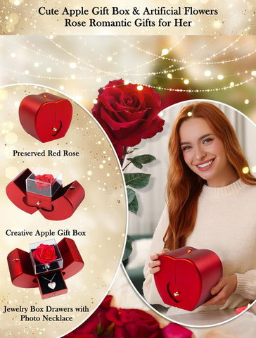SOVIUPRZ open double-door box display showing roses and pendant arrangement