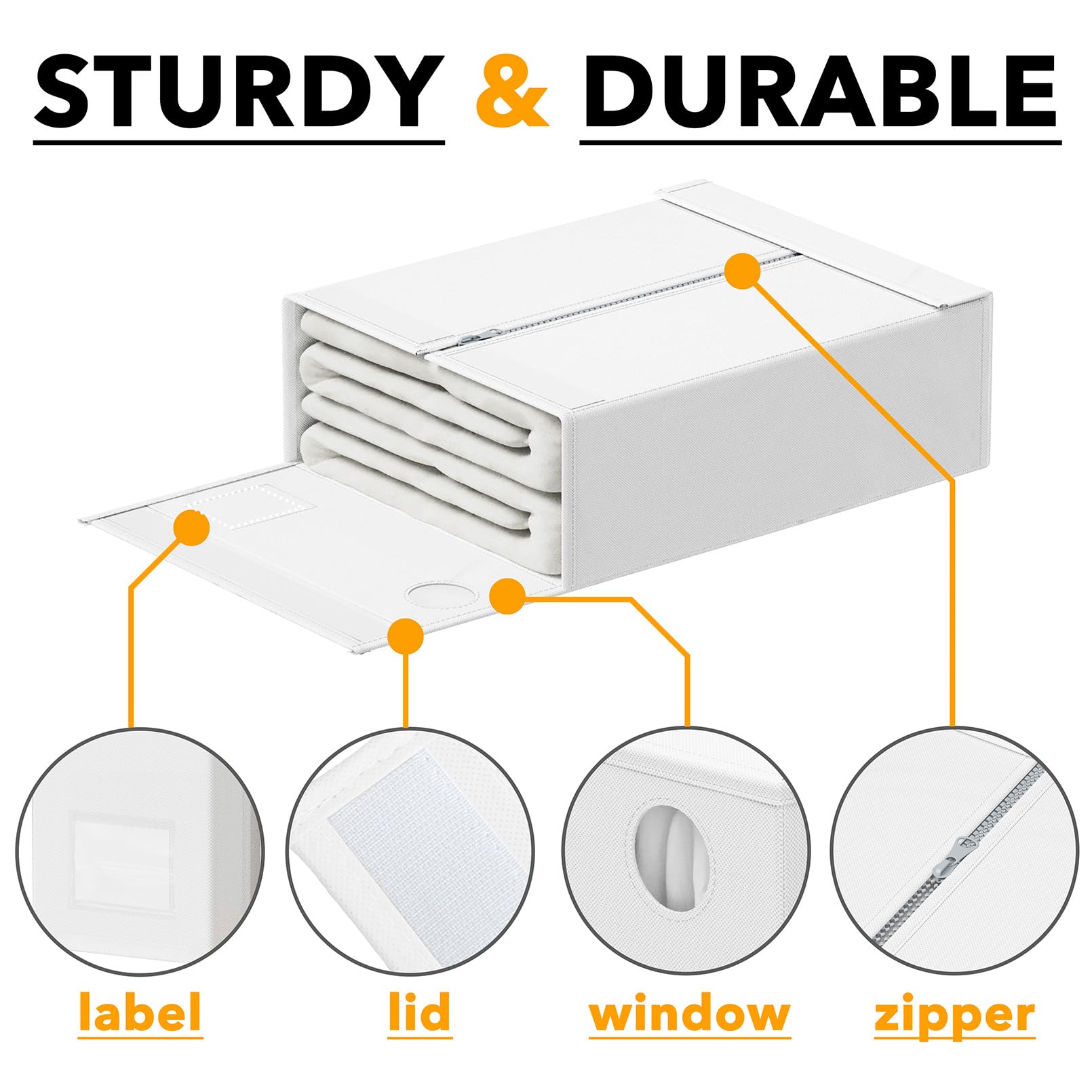 SpaceAid organized linen closet shelf demonstrating space-saving benefit