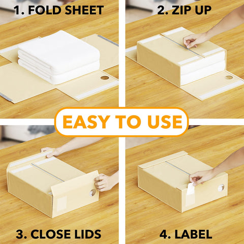 SpaceAid folded flat organizer demonstrating compact storage and easy stashing