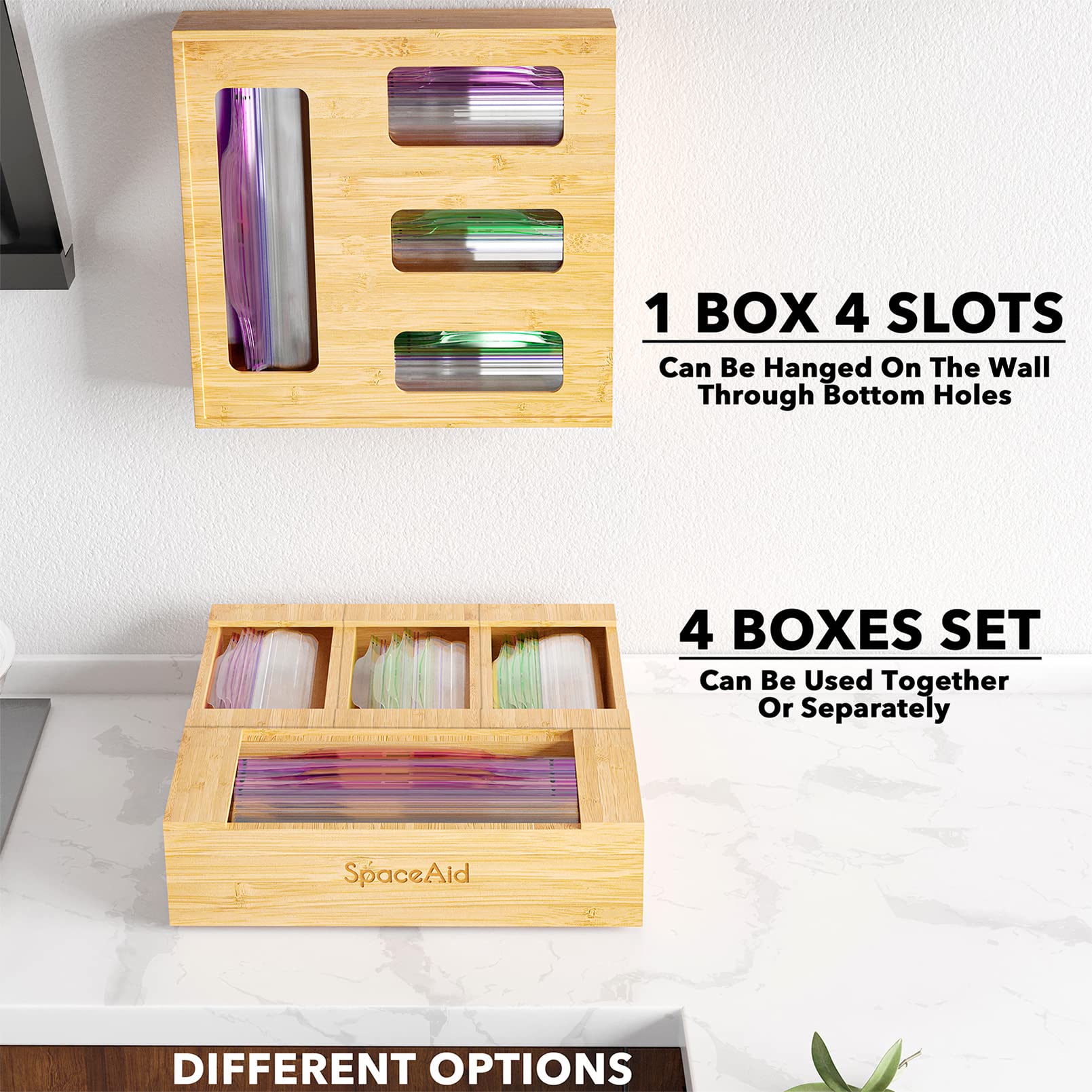 SpaceAid organizer in a styled kitchen drawer for tidy, efficient access