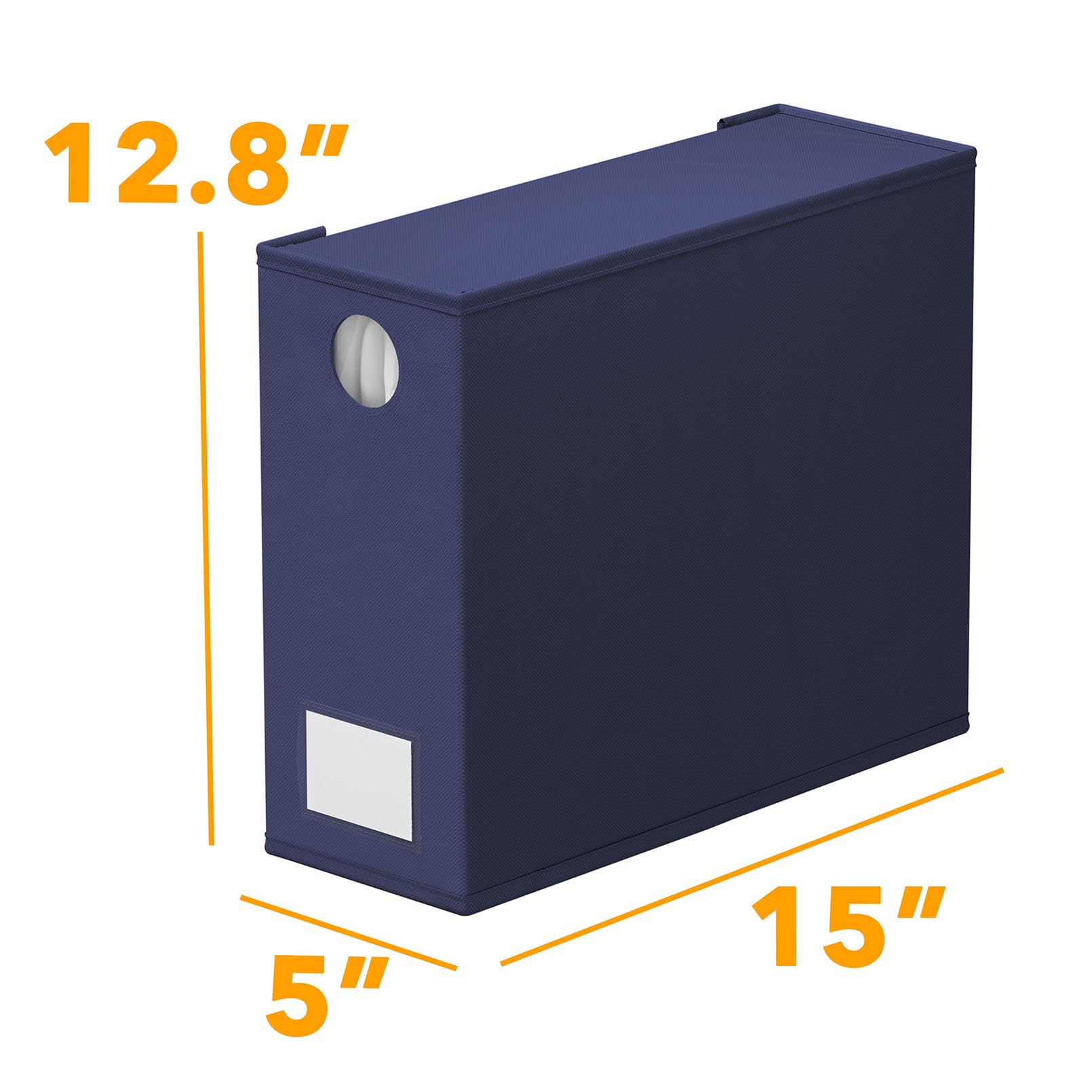 SpaceAid removable label cards displayed for fast content identification benefit