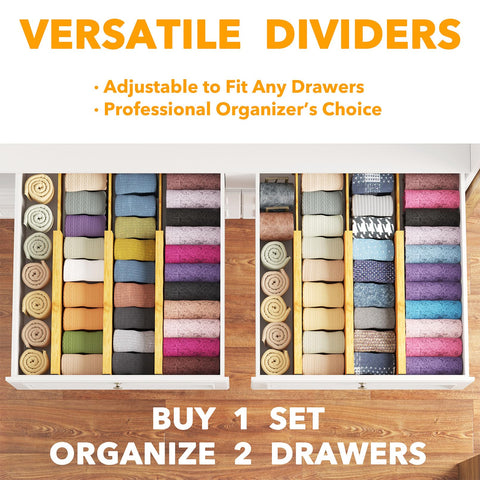 SpaceAid writable label stickers applied to divider for fast identification and order