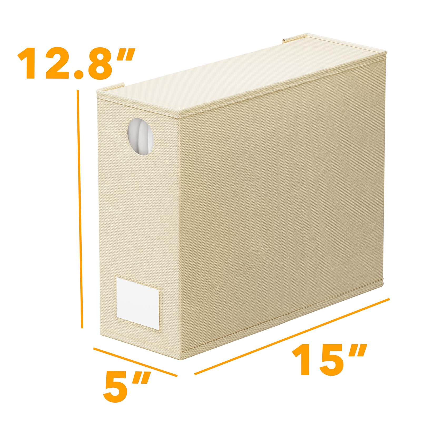 SpaceAid organizers arranged in a closet showing tidy, accessible linen storage