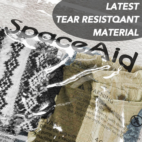 SpaceAid double-zip seal detail highlighting secure closure to block moisture and dust