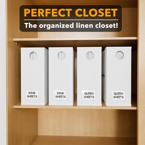 SpaceAid organizer on closet shelf showing compact sizing benefit
