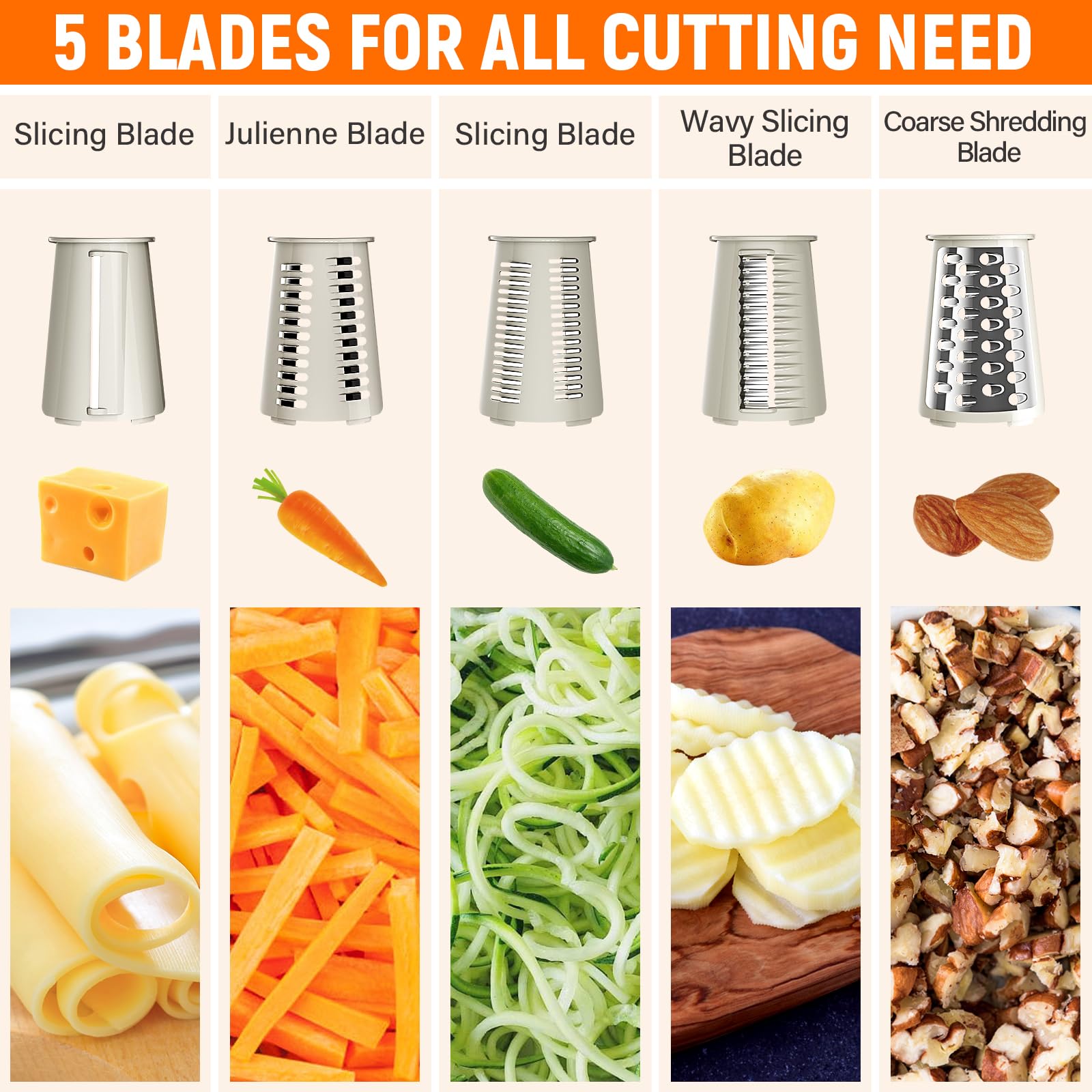 SpaceHacks close-up of stainless-steel blades highlighting durable sharpness