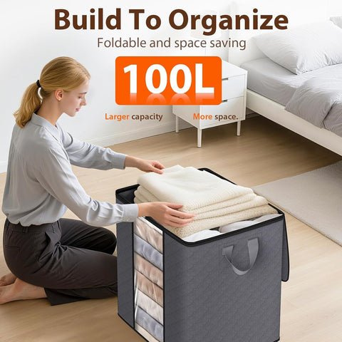 SpaceWhisper folded flat in storage showing compact portability benefit