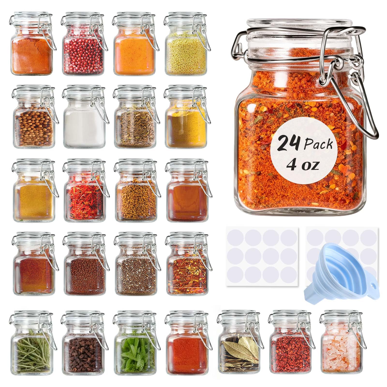 SPANLA front view of 24-pack jars showing uniform set and neat presentation benefit