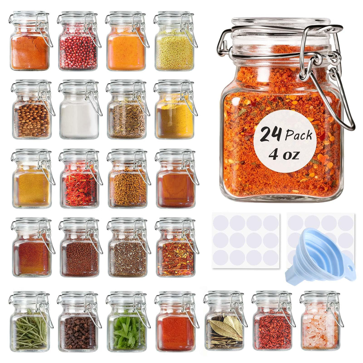 SPANLA front view of 24-pack jars showing uniform set and neat presentation benefit