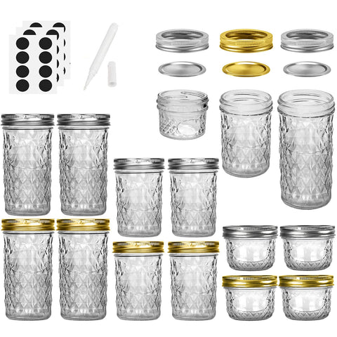 SPANLA jars filled with preserves showing clear glass presentation and gifting benefit