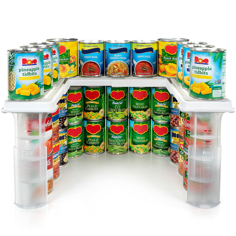 Spicy Shelf front view showing organizer ready to store cans for efficient use