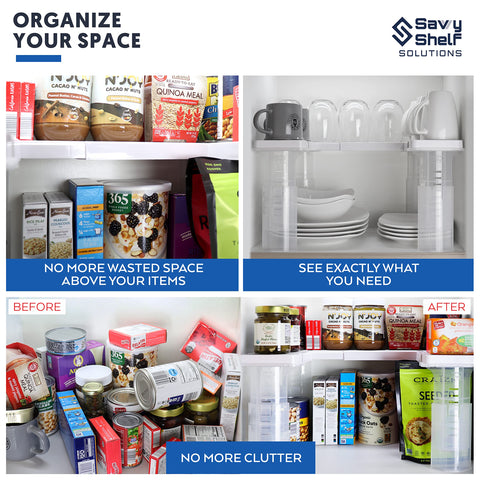 Spicy Shelf installed inside a kitchen cabinet for improved cupboard access
